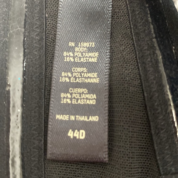 Skims Onyx see through Bra/with straps size 44D - Picture 6 of 8